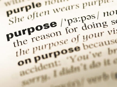 Word purpose in a dictionary