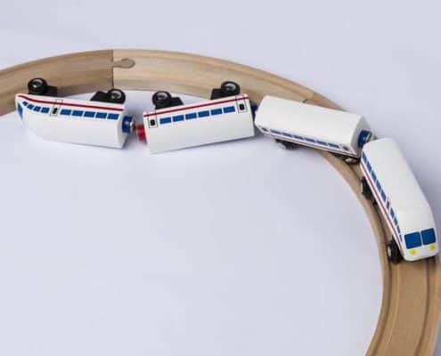 toy train derailing
