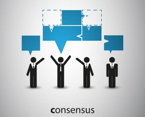 illustration of coworkers chatting