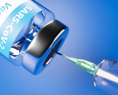 Vaccination,Against,The,New,Corona,Virus,Sars-cov-2:,A,Syringe,Being
